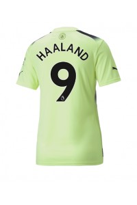 Manchester City Erling Haaland #9 Voetbaltruitje 3e tenue Dames 2022-23 Korte Mouw